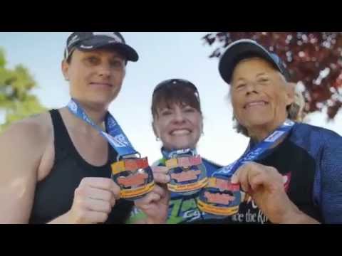 The Triumphant Trio completes 'Race the River' Triathlon 