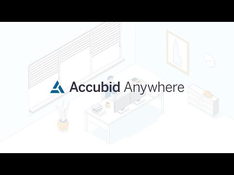 video Trimble Accubid Anywhere Software