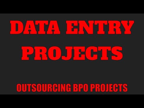 Data Entry Projects Outsourcing Services | Data Entry Work India #AscentBPO