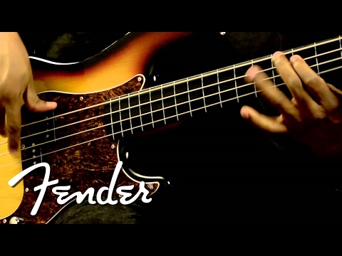 Squier Vintage Modified Precision Bass Fretless Demo