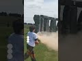 Stonehenge sprayed with paint by environmental protesters  - 00:38 min - News - Video