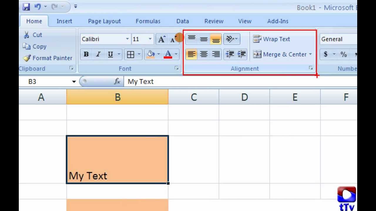 How To Align Text In Excel