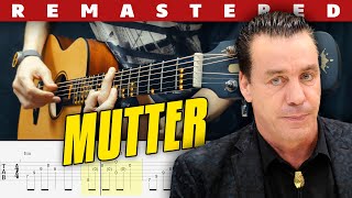 [REMASTERED] Rammstein - Mutter. Fingerstyle Guitar Tabs