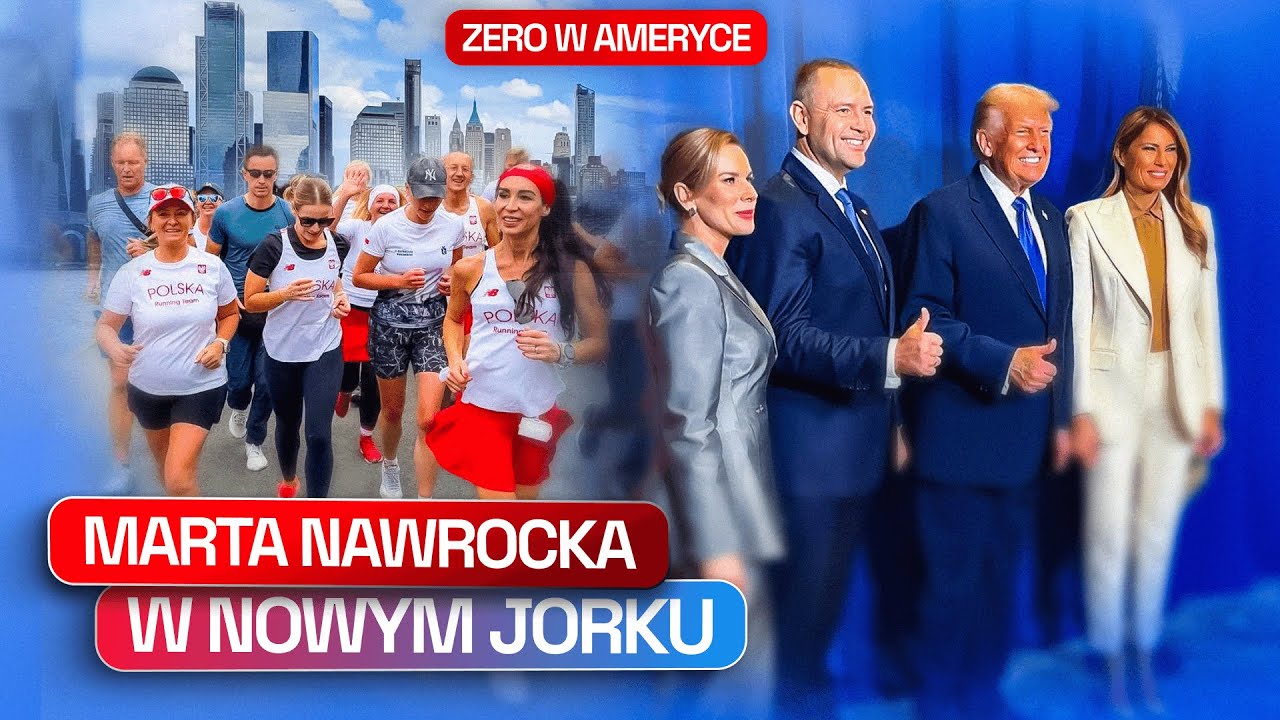 LUNCH Z MELANIĄ TRUMP, BIEG W CENTRAL PARKU, SPOTKANIA Z POLONIĄ. KULISY WIZYTY MARTY NAWROCKIEJ