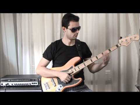 Funk Slap Bass on a Squier Vintage Modified Jazz Bass