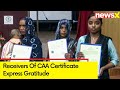 Receivers Of CAA Certificate Express Gratitude | MHA Provides Certificates To 14 People | NewsX