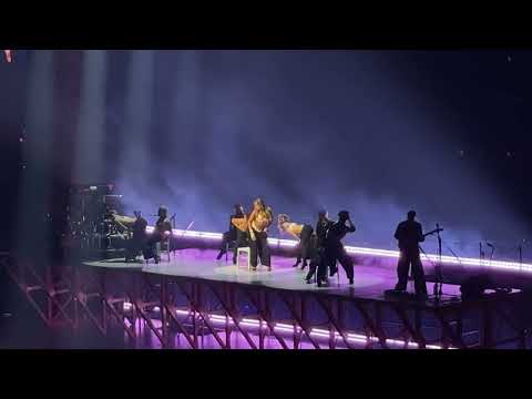 Tate McRae - Purple Lace Bra (Miss Possessive Tour Boston Night 2) August 27, 2025