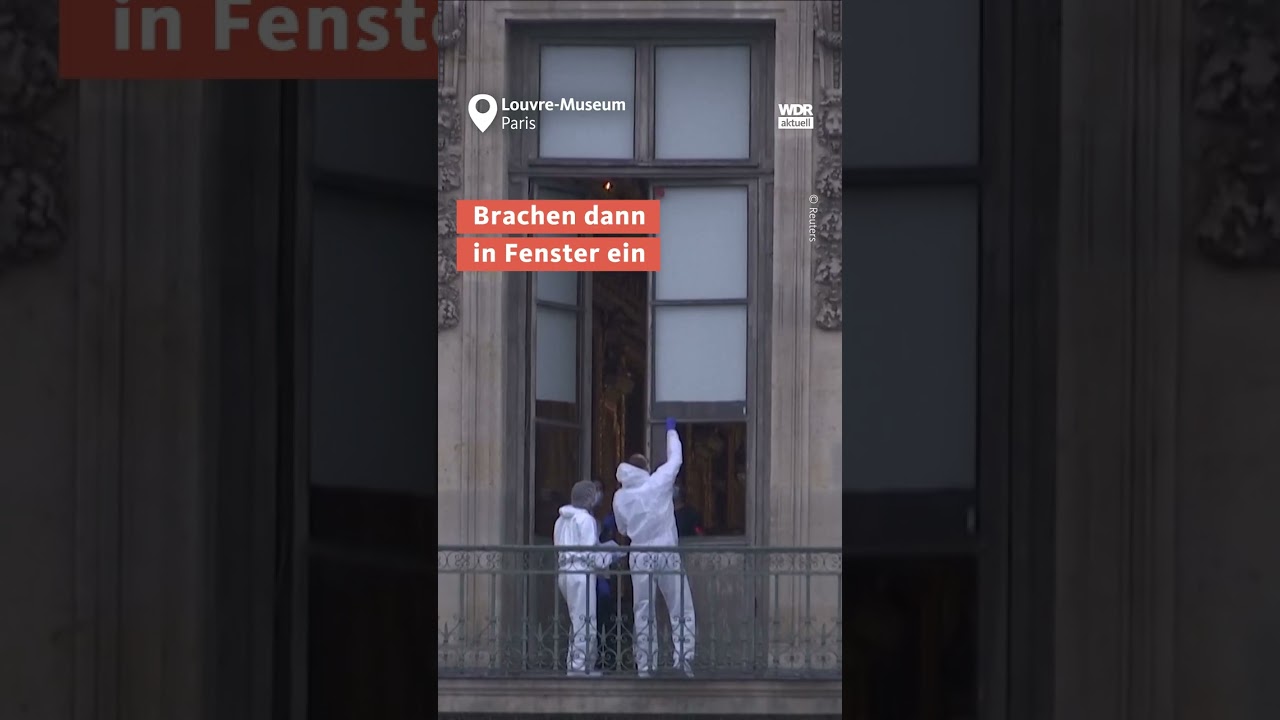 Einbruch im Louvre: Diebe stehlen Kronjuwelen in nur vier Minuten wdraktuell nachrichten louvre