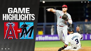 Angels vs. Marlins Game Highlights (4/1/24) | MLB Highlights