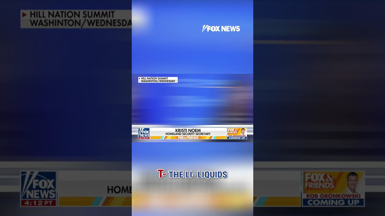 Noem teases airport of the future: One minute to your flight