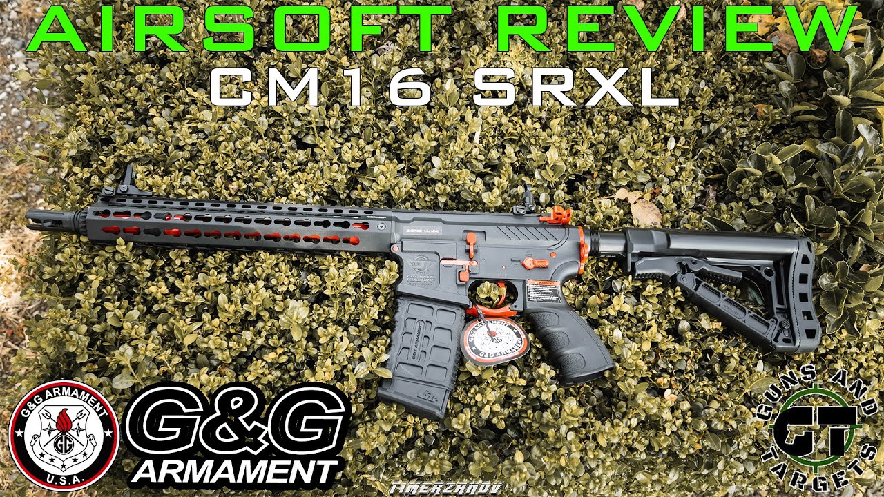 Airsoft Review #159 CM16 SRXL Red Edition G&G Armament AEG (GUNS AND TARGETS) [FR]