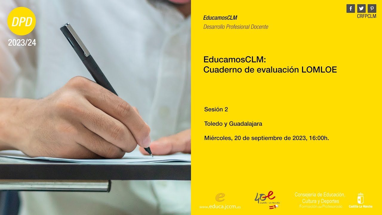 #CuadernoDeEvaluación: Formación, Miércoles 20 Septiembre - Toledo y Guadalajara