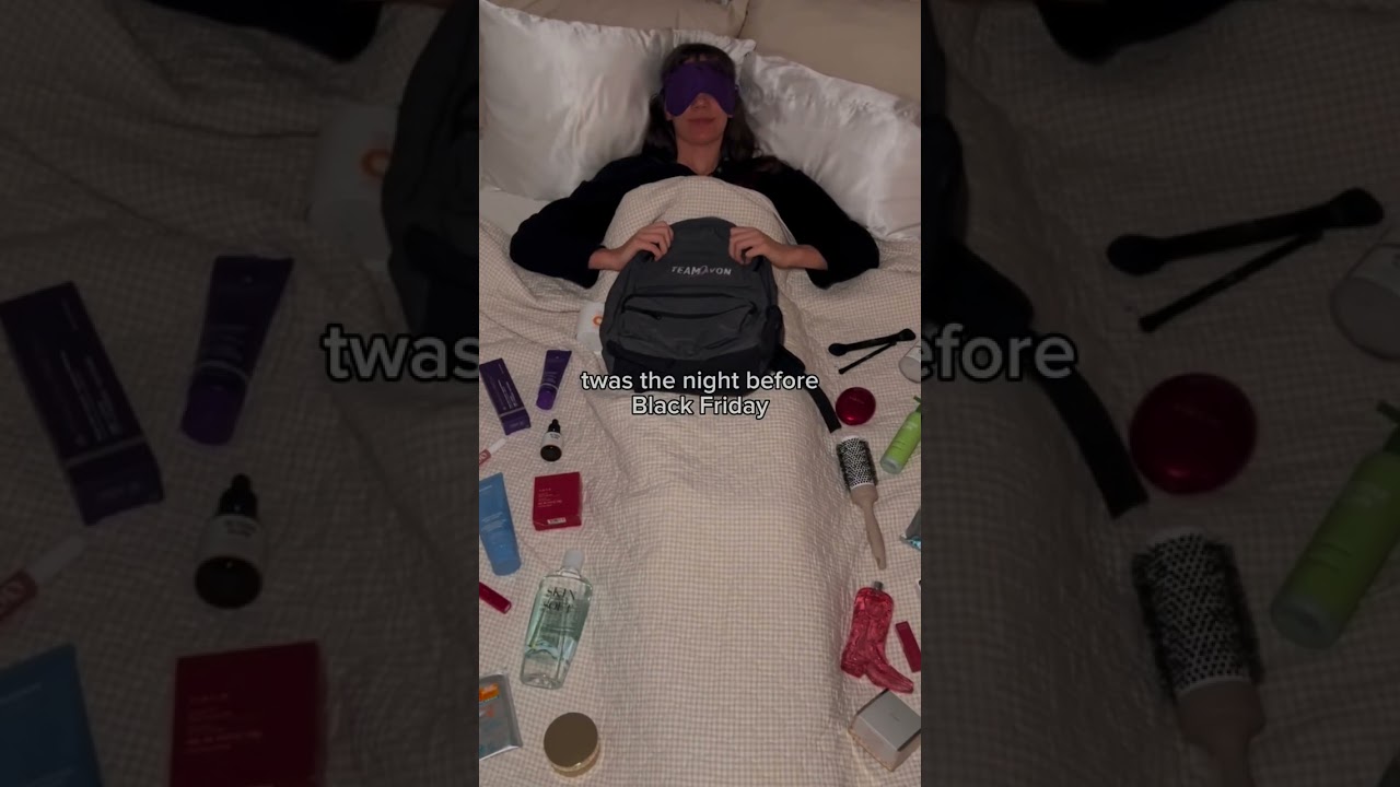 Getting our beauty rest for Black Friday 💤