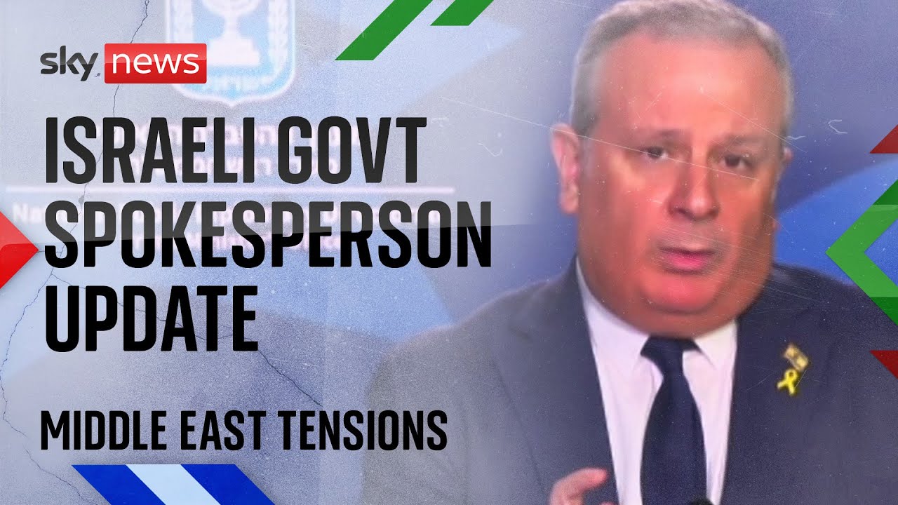 Watch live: Israeli government spokesperson holds news conference