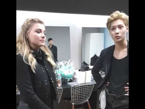 160305 TAEMIN AND CHLOE MORETZ