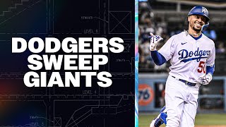 Dodgers Sweep Giants