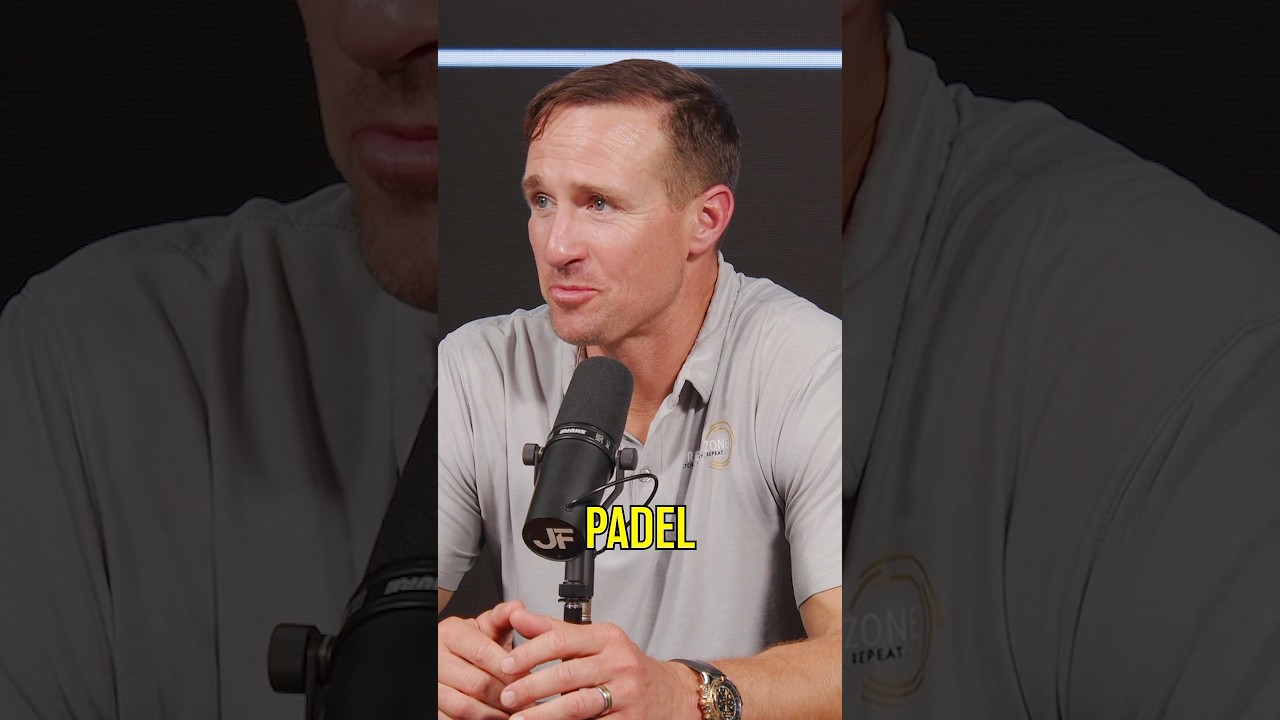 Drew Brees prefers padel over pickleball 🥺