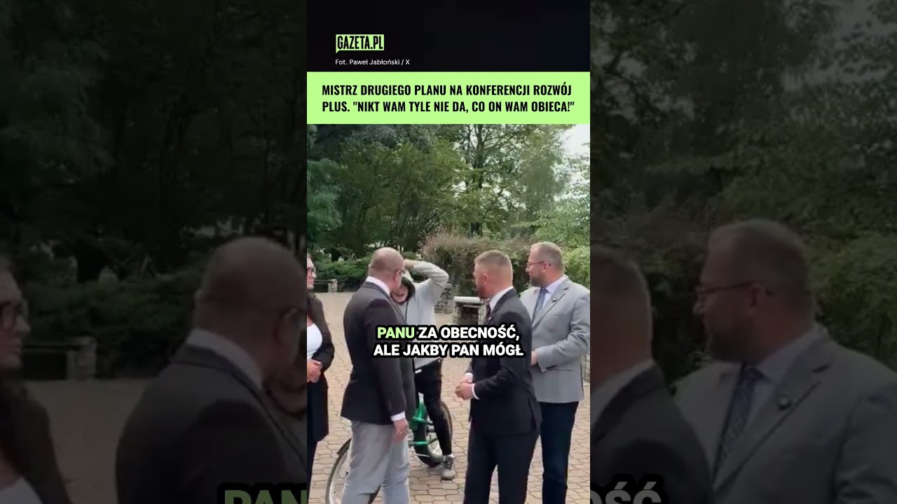 Mistrz drugiego planu na konferencji Rozwój Plus