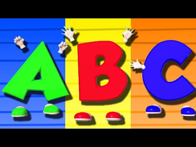 ABC Lagu Bhs Inggris | 3D Pendidikan Video | 3D Educational Video For Kids | ABC Song In English