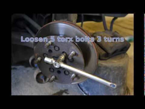 Ford fiesta brake disc removal #5