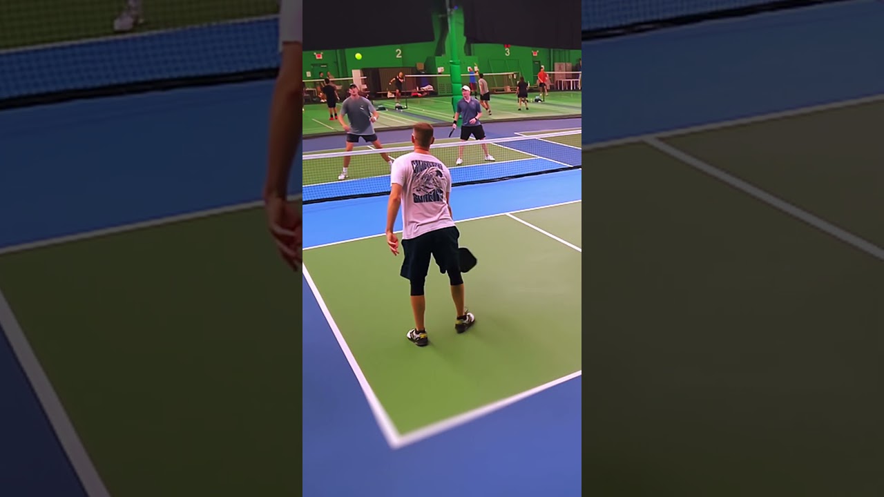 🪷Patience to Push Your Opponents off the Kitchen Line Source #pickleballhighlights #pickleball