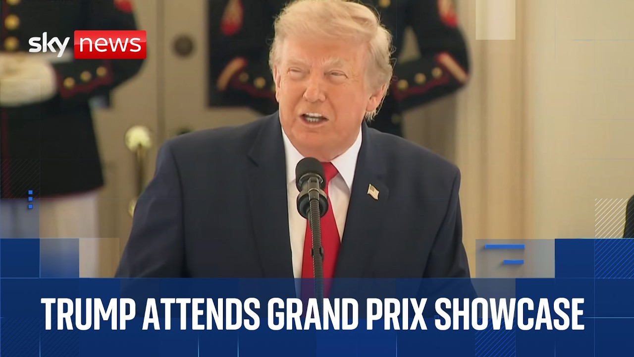 Donald Trump hosts motorsport stars ahead of DC street race