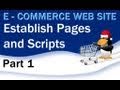  1 E - Commerce Website PHP Tutorial - Setting Up the Pages Layout and Templates