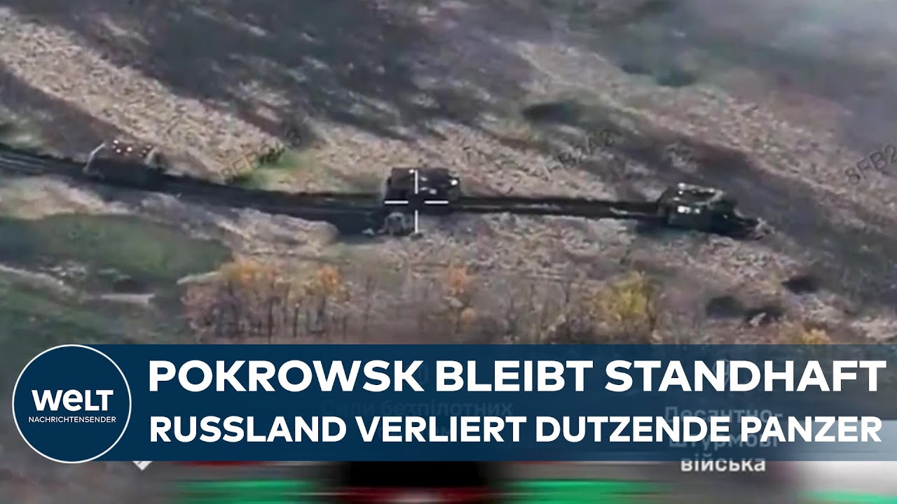 POKROWSK UNTER DRUCK: Russen greifen an – Ukraine stoppt Vormarsch