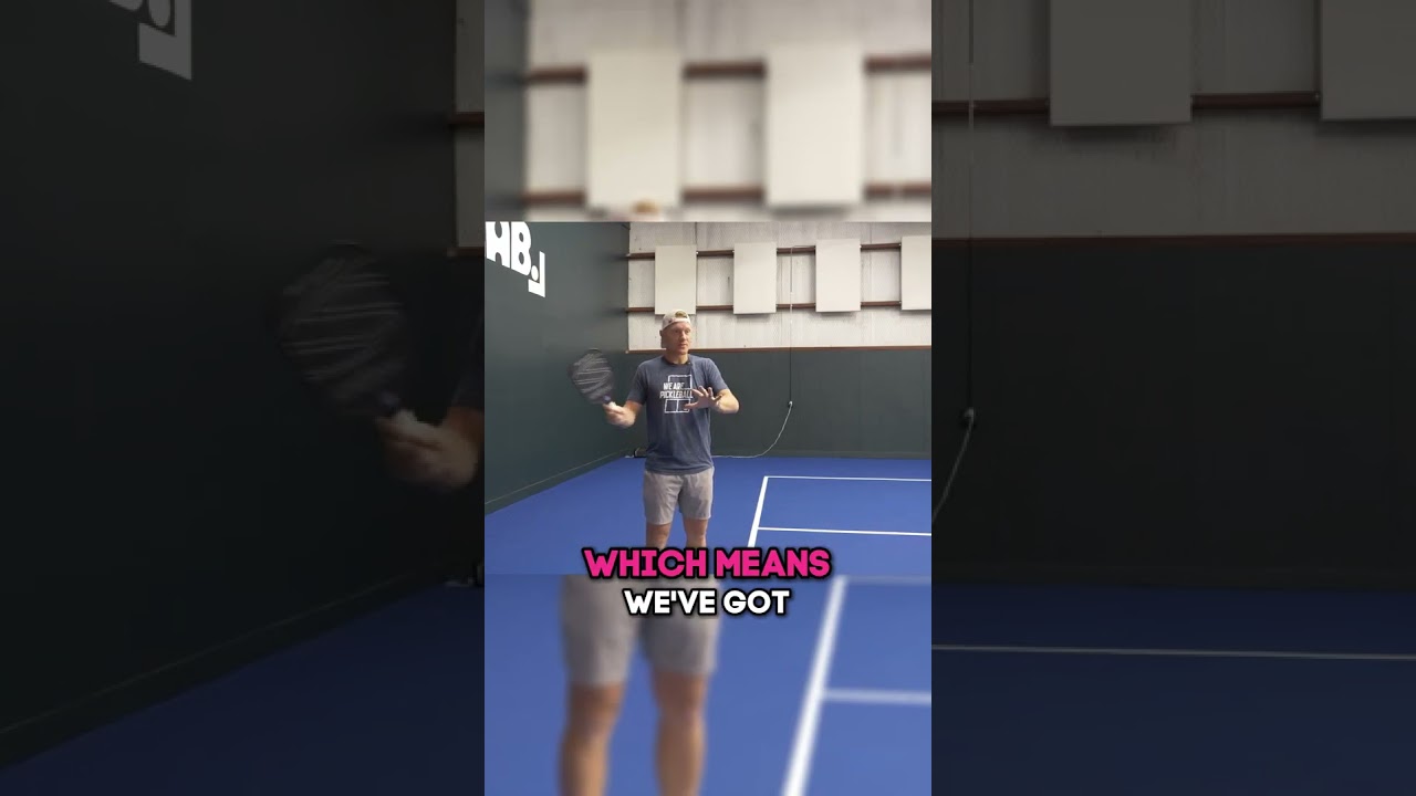 Tennis ➡️ pickleball adjust swing technique 🎾 #pickleball #pickleballtips #explore #shorts