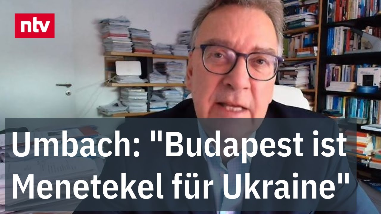Umbach: "Budapest ist Menetekel für Ukraine" - Trump plant Treffen mit Putin