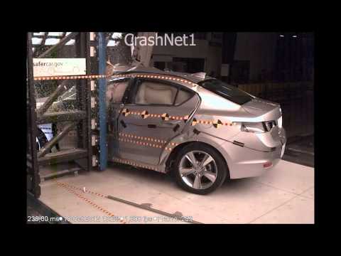 Видео краш-теста Acura Ilx с 2012 года