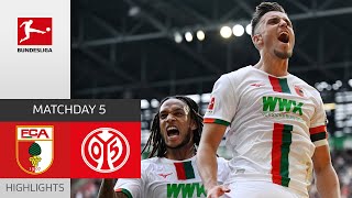 FC Augsburg — 1. FSV Mainz 05 2-1 | Highlights | Matchday 5 – Bundesliga 2023/24