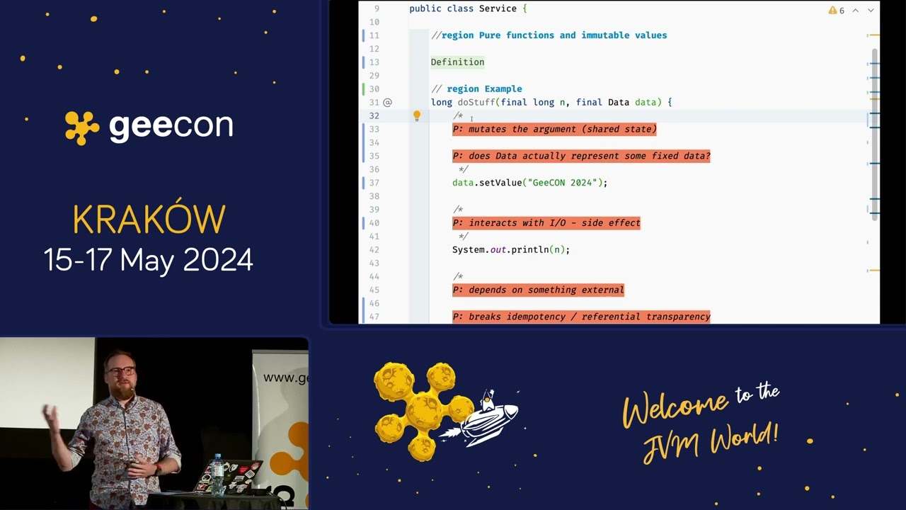 GeeCON 2024: Jacek Kunicki - Pain-free Functional Programming with Java 21