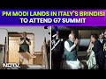 PM Modi In Italy | PM Modi Lands In Italy’s Brindisi To Attend G7 Summit