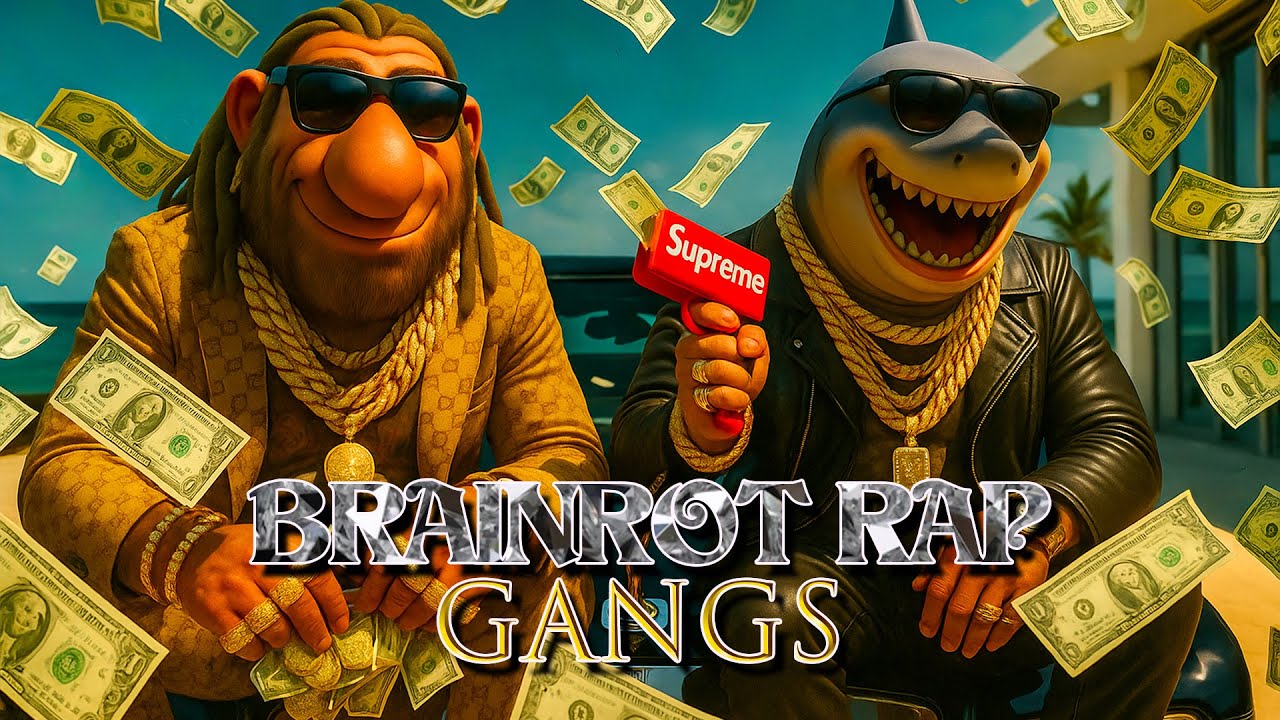 BRAINROT RAP - GANGS (Brr Brr Patapim x Tralalero Tralala) | Official Music Video [Part 2]