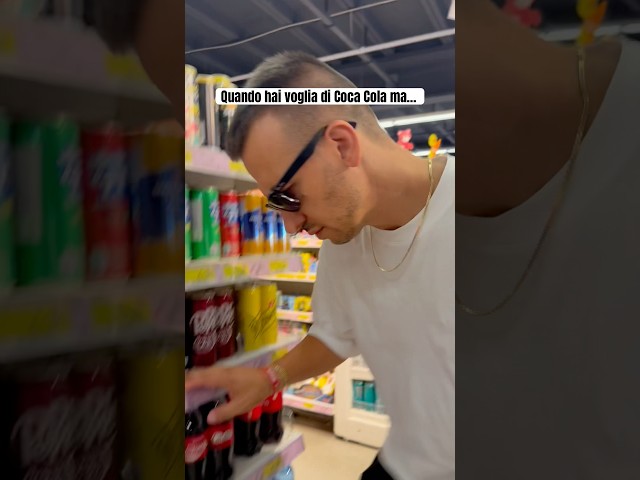 • QUANDO HAI VOGLIA DI COCA COLA 🥶😂 • #shorts #comedyvideo #comedycouple #funnyvideo #cocacola