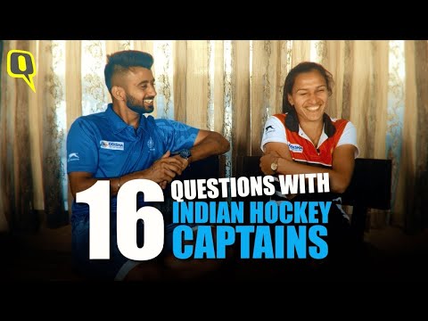 Indian hockey captains Rani Rampal and Manpreet Singh in a candid chat