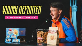 Young Reporters Q&A with Andrea Cambiaso | Juventus