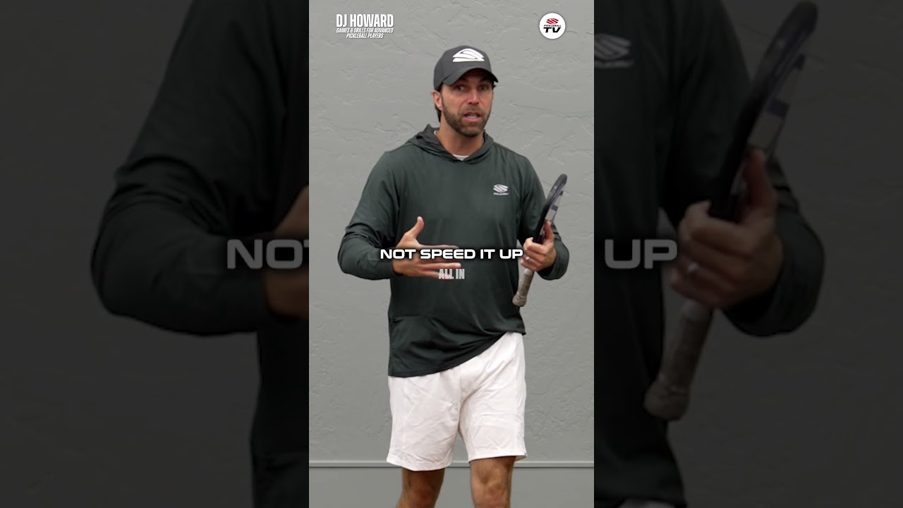 Pickleball mental coach DJ Howard will teach you a game called "Ping Pong/Rally/Game On" 🏓