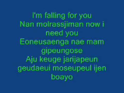 Full House - I Think I Love You Lyrics 정지훈 비