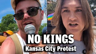 NO KINGS Protest Kansas City - The Vanguard Shows Up to Protest Donald Trump and Document the Rally!