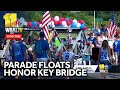 Parade floats honor Key Bridge collapse