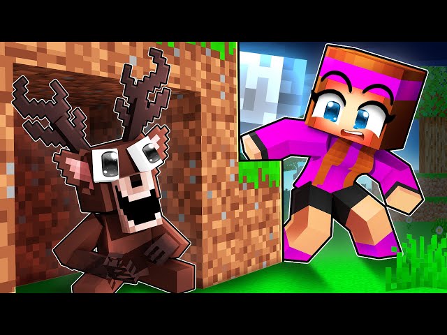 Anna adopte un Cerf Abandonné sur Minecraft !