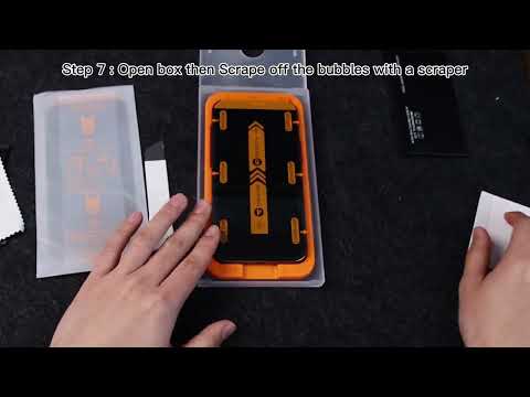 Magic Box Installation Instructions for Apple Series | 9H Tempered Glass Screen Protector Mounter