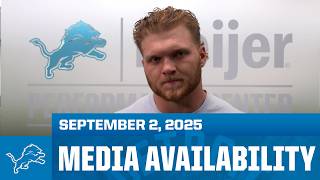 Detroit Lions players meet with the media | September 2, 2025