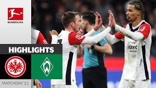 Götze Brings The Win! | Eintracht Frankfurt — Werder Bremen 1-0 | Highlights | MD 11 – Bundesliga