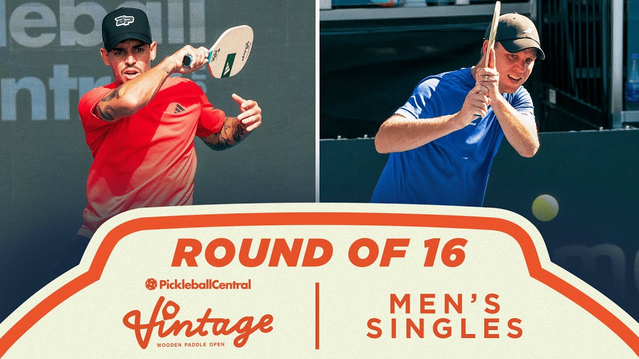 Jaume Martinez Vich v Christopher Haworth at the Pickleball Central Sacramento Vintage Open