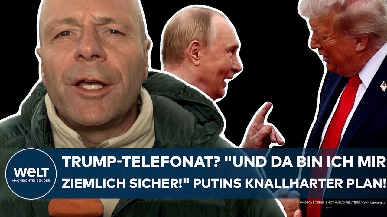 UKRAINE-KRIEG: Trump-Telefonat? "Und da bin ich mir ziemlich sicher!" Putins knallharter Plan!