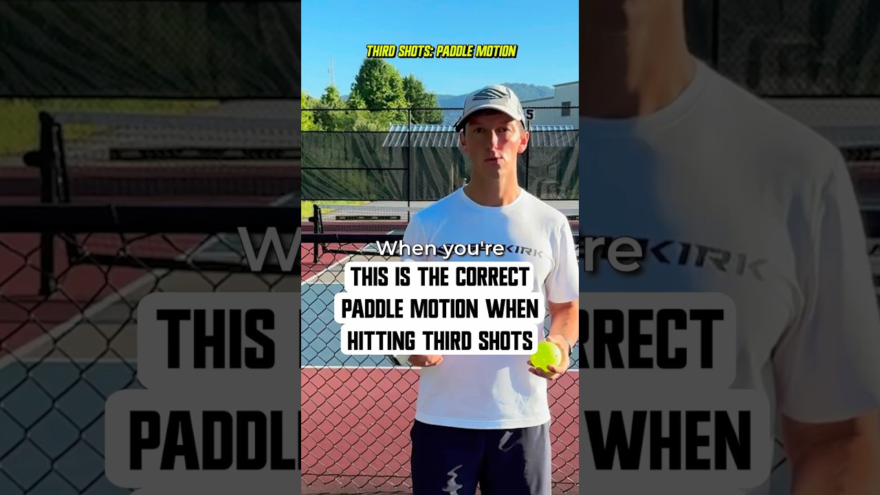 The Correct Paddle Motion For Drops