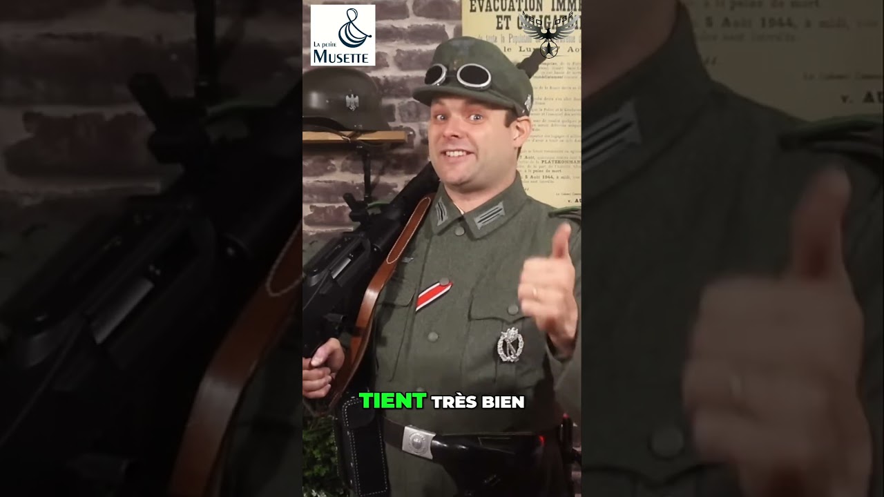 La finition de cette réplique airsoft de MG34 est incroyable! Regardez! #shorts